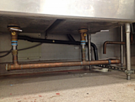 we do commercial sink repipes